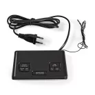 Digitális rádiós ébresztőóra | LED Kijelző | 1x 3.5 mm Audió Bemenet | Idő kivetítés | AM / FM | Szundi funkció | Alvás időzítő | Riasztások száma: 2 | Fekete