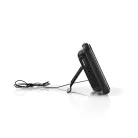 Digitális rádiós ébresztőóra | LED Kijelző | 1x 3.5 mm Audió Bemenet | Idő kivetítés | AM / FM | Szundi funkció | Alvás időzítő | Riasztások száma: 2 | Fekete