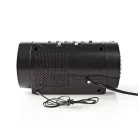 Digitális rádiós ébresztőóra | LED Kijelző | Idő kivetítés | AM / FM | Szundi funkció | Alvás időzítő | Riasztások száma: 2 | Fekete