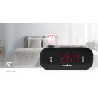 Digitális rádiós ébresztőóra | LED Kijelző | Idő kivetítés | AM / FM | Szundi funkció | Alvás időzítő | Riasztások száma: 2 | Fekete