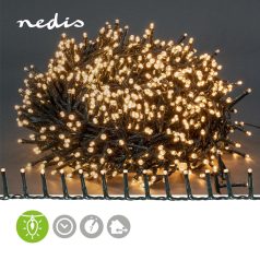   Karácsonyi Világítás | Kompakt fürt | 1800 db. LED | Meleg Fehér | 36.00 m | Fényhatások: 7 | Beltéri vagy Kültéri | Hálózati Áramellátás