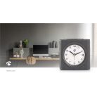 Analóg Desk ébresztőóra | Szundi funkció | Háttér megvilágítás | Fehér / Szürke