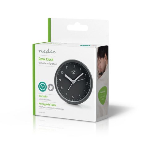 Analóg Desk ébresztőóra | Szundi funkció | Szürke