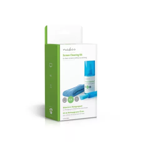 Képernyő Tisztító | Spray | 200 ml | Notebook / Okos telefon / Táblagép / TV Képernyő | Törlőt tartalmaz