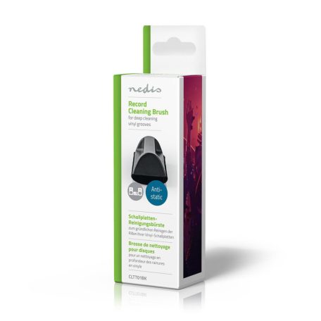 Vinyl Record Cleaner | Kefe | ABS / Mikrószál | Fekete