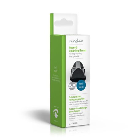 Vinyl Record Cleaner | Kefe | ABS / Mikrószál | Fekete