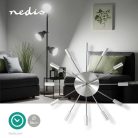 NEDIS CLWA004MT34 Falióra | Átmérő: 340 mm | Fém | Ezüst Prémium falióra