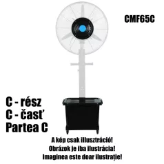   HOME CMF65C párásító ventilátor motor, víztartály, párásító tárcsa, vízpumpa, talp, kerekek