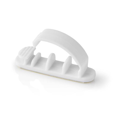Kábelrendező | Kábelcsipesz | Zárt | 3 db | Helyek száma: 3 Bővítőhely | Maximális kábel vastagság: 7.5 mm | Polypropylene | Fehér