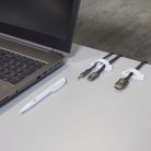 Kábelrendező | Kábelcsipesz | Zárt | 3 db | Helyek száma: 3 Bővítőhely | Maximális kábel vastagság: 7.5 mm | Polypropylene | Fehér