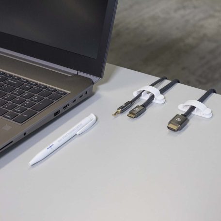 Kábelrendező | Kábelcsipesz | Zárt | 3 db | Helyek száma: 3 Bővítőhely | Maximális kábel vastagság: 7.5 mm | Polypropylene | Fehér