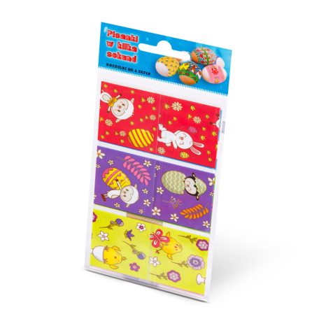 Húsvéti dekoráció - matrica szett - 6 db / csomag