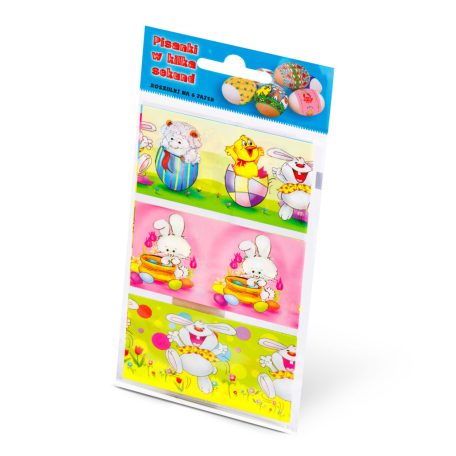 Húsvéti dekoráció - matrica szett - 6 db / csomag