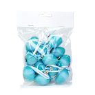 Húsvéti dekoráció - tojás szett - 3 féle - 4 cm - 12 db / csomag