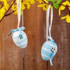 Húsvéti dekoráció - tojás szett - 3 féle - 4 cm - 12 db / csomag