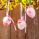 Húsvéti dekoráció - tojás szett - 3 féle - 4 cm - 12 db / csomag