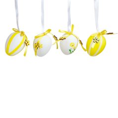   Húsvéti dekoráció - tojás szett - 2 féle - 4 cm - 12 db / csomag