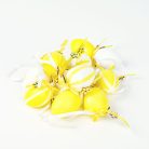 Húsvéti dekoráció - tojás szett - 2 féle - 4 cm - 12 db / csomag