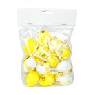 Húsvéti dekoráció - tojás szett - 2 féle - 4 cm - 12 db / csomag