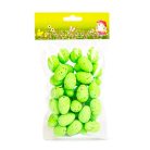 Húsvéti dekoráció - tojás szett - 3 féle - 3 cm - 36 db / csomag