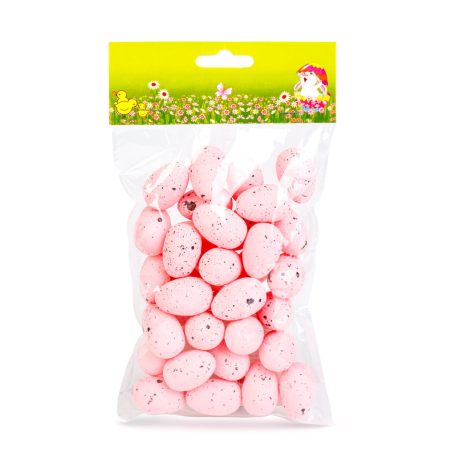 Húsvéti dekoráció - tojás szett - 3 féle - 3 cm - 36 db / csomag