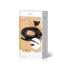 Kábelrendező | Spirális hüvely | 1 db | Maximális kábel vastagság: 16 mm | PE | Fekete