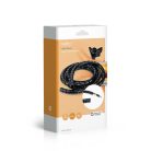 Kábelrendező | Spirális hüvely | 1 db | Maximális kábel vastagság: 16 mm | PE | Fekete