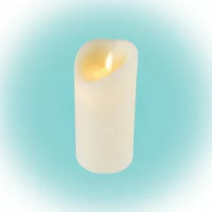   Home CMW 16 LED-es viaszgyertya, mozgó lángeffekt, valódi viasz, 1 db LED