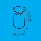 Home CMW 16 LED-es viaszgyertya, mozgó lángeffekt, valódi viasz, 1 db LED