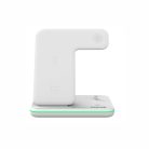 CANYON CNS-WCS302W 3in1 vezeték nélküli töltő, Qi szabvány, micro USB / lightning töltőport, fehér