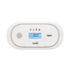   HOME CO10LCD szén-monoxid vészjelző, LCD kijelző , elemes, 2 év elem élettartam, 10 év érzékelő élettartam