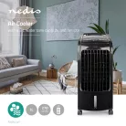 Mobile Air Cooler | Víztartály kapacitása: 3 l | 3-sebességes | 270 m³/h | Oszcilláló | Távirányító | Automatikus kikapcsolás időzítő