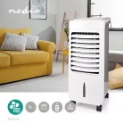 Mobile Air Cooler | Víztartály kapacitása: 6 l | 3-sebességes | 300 m³/h | Oszcilláló | Távirányító | Automatikus kikapcsolás időzítő | Ionizáló funkció