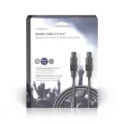 Hangszóró kábel | 48 x 0.20 mm | Réz | 15.0 m | Kerek | PVC | Sötét Szürke | Ajándék Dobozban