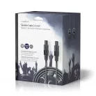 Hangszóró kábel | 48 x 0.20 mm | Réz | 15.0 m | Kerek | PVC | Sötét Szürke | Ajándék Dobozban