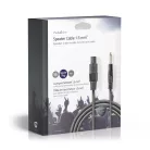 Hangszóró kábel | 48 x 0.20 mm | Réz | 10.0 m | Kerek | PVC | Sötét Szürke | Ajándék Dobozban