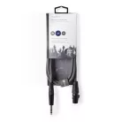 Szimmetrikus Audió Kábel | XLR 3-Tűs Aljzat | 6.35 mm Dugasz | Nikkelezett | 1.50 m | Kerek | PVC | Sötét Szürke | Kartondoboz