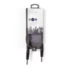 Mono audio kábel | 6.35 mm Dugasz | 6.35 mm Dugasz | Nikkelezett | 1.50 m | Kerek | PVC