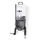 Mono audio kábel | 6.35 mm Dugasz | 6.35 mm Dugasz | Nikkelezett | 3.00 m | Kerek | PVC