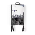 Sztereó audiokábel | 2x RCA Dugasz | 2x RCA Dugasz | Nikkelezett | 5.00 m | Kerek | Sötét Szürke | Kartondoboz