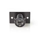 XLR csatlakozó | Egyenes | Dugasz | Nikkelezett | Váz | Bemenő kábel átmérő: 5.0 mm | Fém | Fekete | 1 db | Műanyag Zacskó