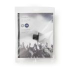 XLR csatlakozó | Egyenes | Dugasz | Nikkelezett | Váz | Bemenő kábel átmérő: 5.0 mm | Fém | Fekete | 1 db | Műanyag Zacskó