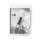 XLR adapter | XLR 3-Tűs Dugasz | 6.35 mm Dugasz | Nikkelezett | Egyenes | Fém | Fekete | 1 db | Műanyag Zacskó