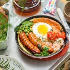 BUYDEEM CP521-AW öntöttvas lábas, 2,9 liter, zománcozott, fehér