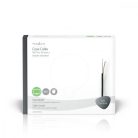 Koax Kábel Tekercsben | RG174 | 50 Ohm | Egyes Árnyékolás | ECA | 50.0 m | Coax | PVC | Fekete | Ajándék Dobozban