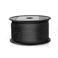   Koax Kábel Tekercsben | RG174 | 50 Ohm | Egyes Árnyékolás | ECA | 100.0 m | Coax | PVC | Fekete | Tekercsben
