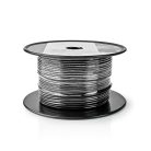 Koax Kábel Tekercsben | RG174 | 50 Ohm | Egyes Árnyékolás | ECA | 100.0 m | Coax | PVC | Fekete | Tekercsben