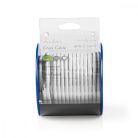 Koax Kábel Tekercsben | RG59U | 75 Ohm | Dupla Szigeteléssel | ECA | 10.0 m | Coax | PVC | Fehér | Tekercsben