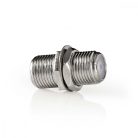 Műholdas és antenna adapter | F Aljzat | F Aljzat | Nikkelezett | 75 Ohm | Egyenes | Fém | Ezüst | 1 db | Doboz