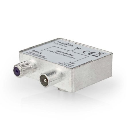 Műholdas és antenna adapter | IEC (Koax) Aljzat | F Aljzat / IEC (Koax) Dugasz | Nikkelezett | 75 Ohm | Egyenes | Fém | Ezüst / Fém | 1 db | Doboz